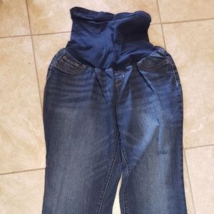 INDIGO BLUE BRAND BLUE JEANS MATERNITY PANTS